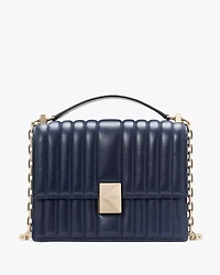 Deco Quilted Chain Shoulder Bag