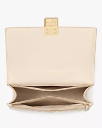 Deco Quilted Chain Shoulder Bag