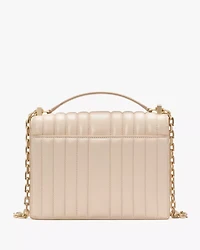 Deco Quilted Chain Shoulder Bag