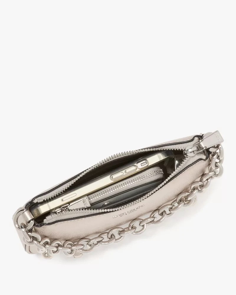 Jolie Metallic Small Convertible Crossbody