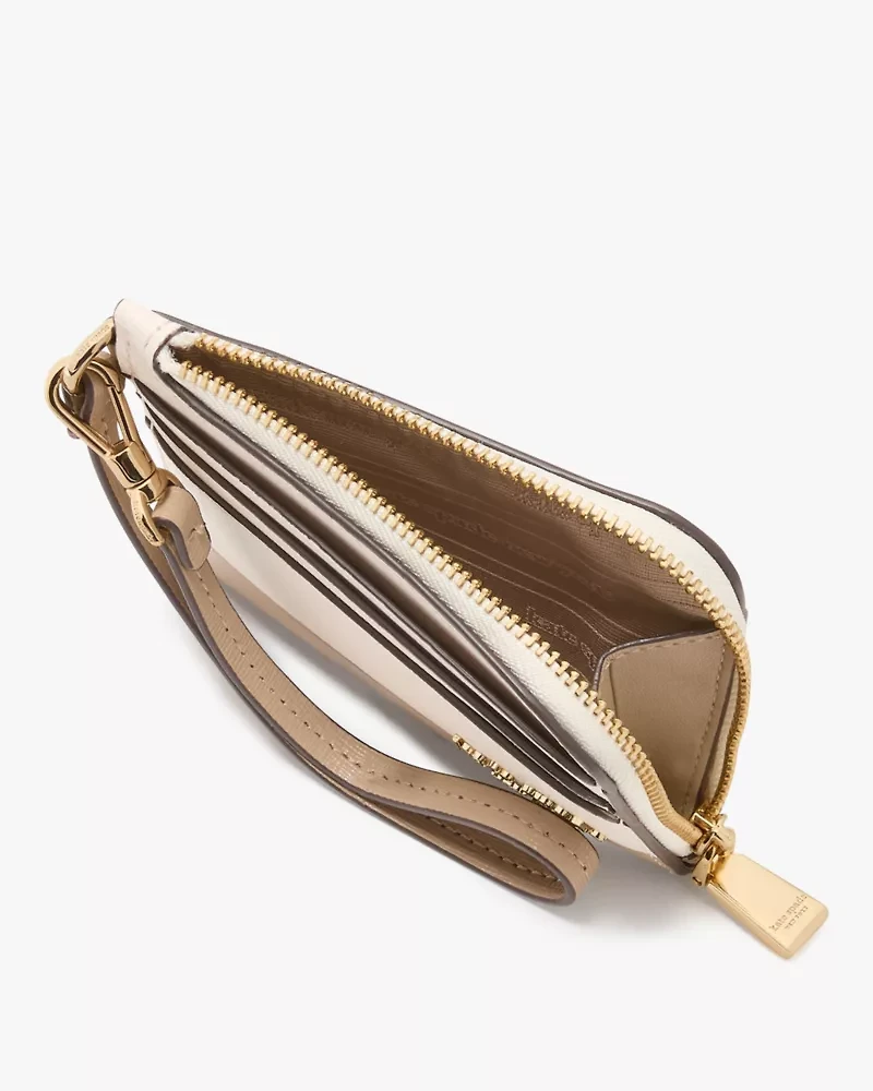 Devin Colorblocked Coin Card Case Wristlet