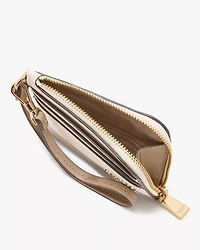 Devin Colorblocked Coin Card Case Wristlet