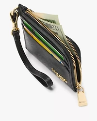 Devin Colorblocked Coin Card Case Wristlet