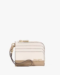 Devin Colorblocked Coin Card Case Wristlet