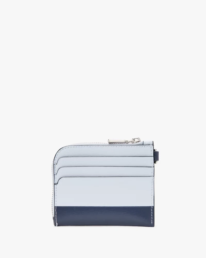 Devin Colorblocked Coin Card Case Wristlet