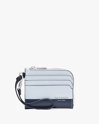 Devin Colorblocked Coin Card Case Wristlet