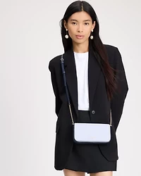 Devin Colorblocked Flap Chain Wallet