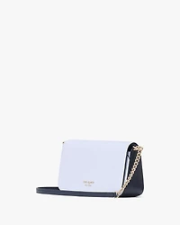 Devin Colorblocked Flap Chain Wallet