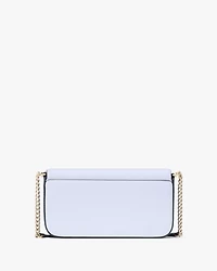 Devin Colorblocked Flap Chain Wallet