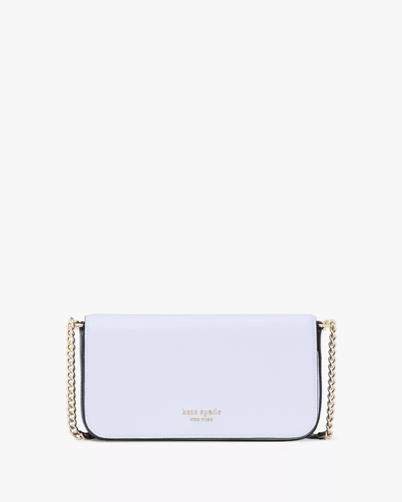 Devin Colorblocked Flap Chain Wallet