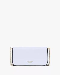 Devin Colorblocked Flap Chain Wallet