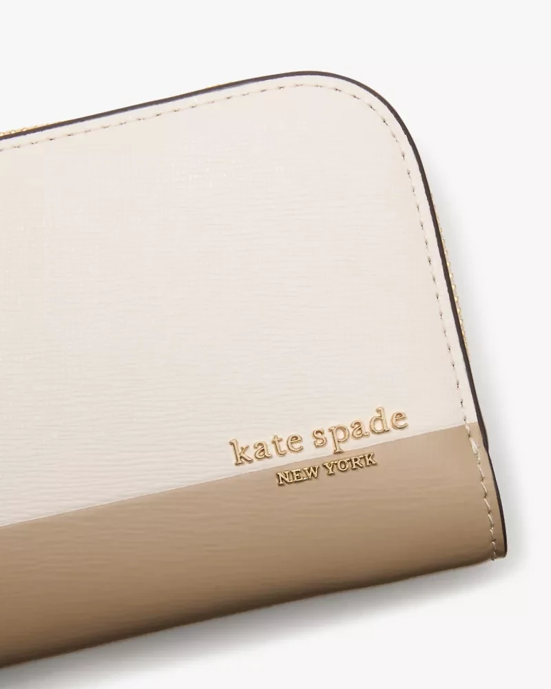 Devin Colorblocked Small Compact Wallet