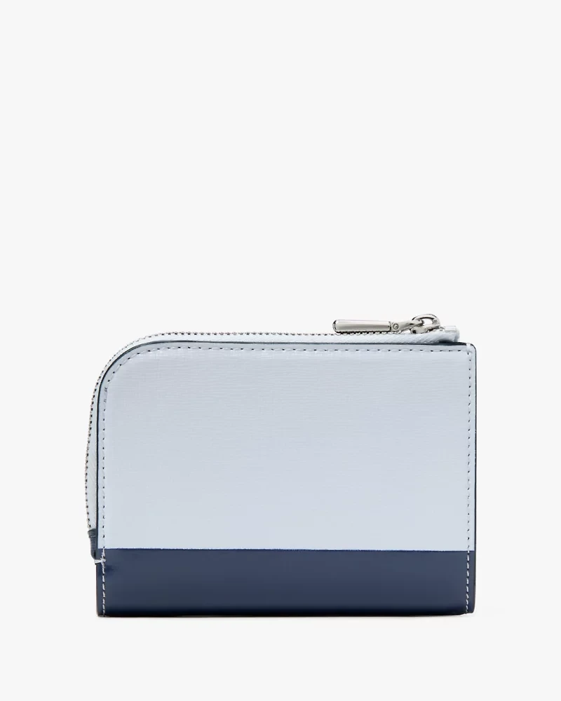 Devin Colorblocked Small Compact Wallet