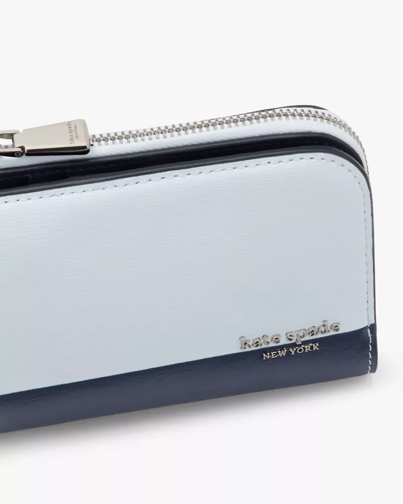 Devin Colorblocked Small Compact Wallet