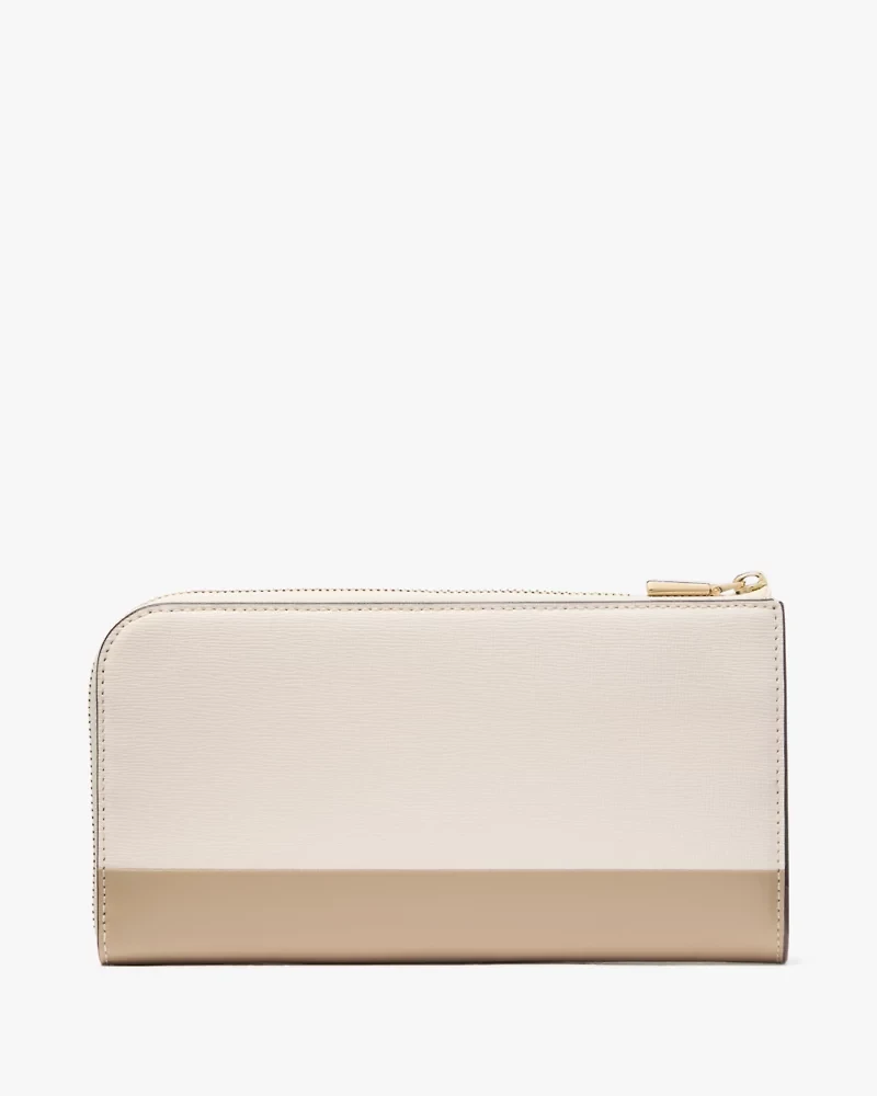 Devin Colorblocked Zip Around Continental Wallet