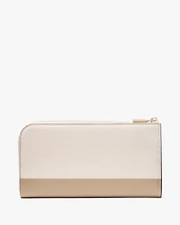 Devin Colorblocked Zip Around Continental Wallet