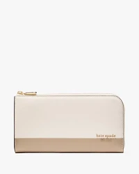 Devin Colorblocked Zip Around Continental Wallet