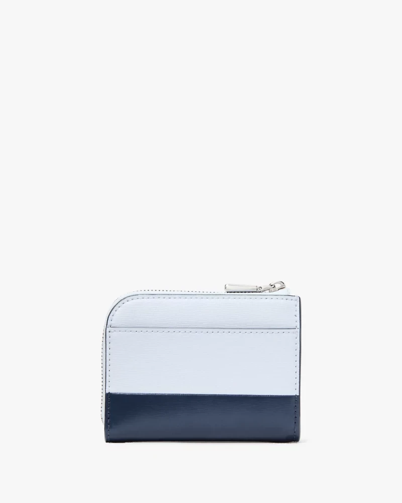 Devin Colorblocked Zip Card Case