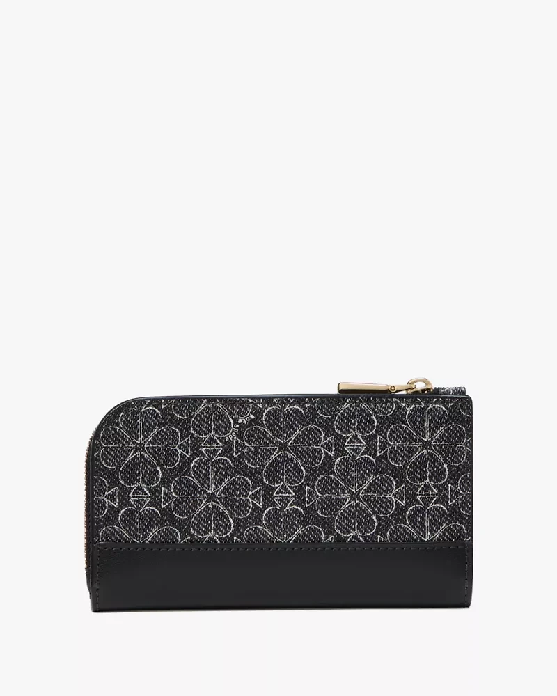 Spade Flower Small Slim Bifold Wallet