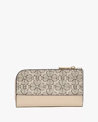 Spade Flower Small Slim Bifold Wallet