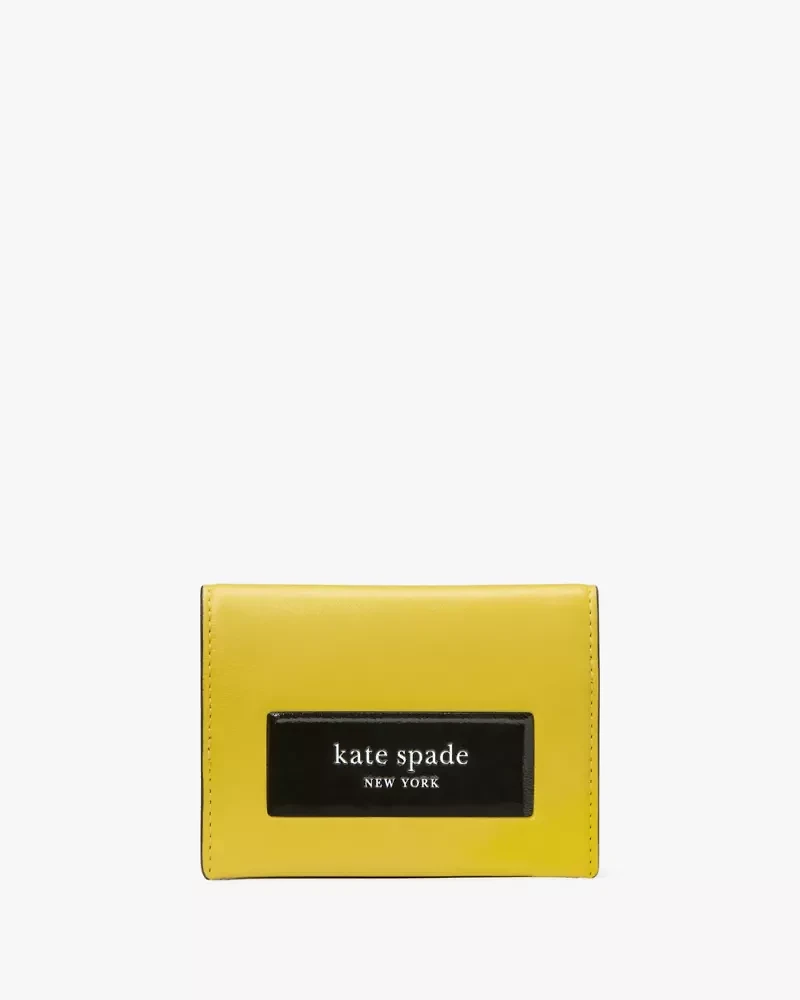 Label Card Case Trifold Wallet