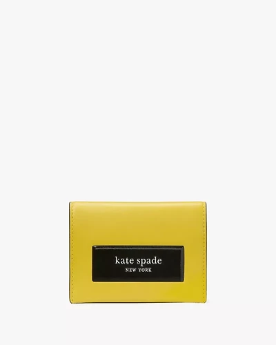 Label Card Case Trifold Wallet