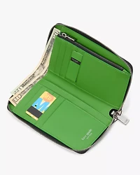 Label Medium Zip-around Wallet