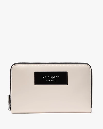 Label Medium Zip-around Wallet