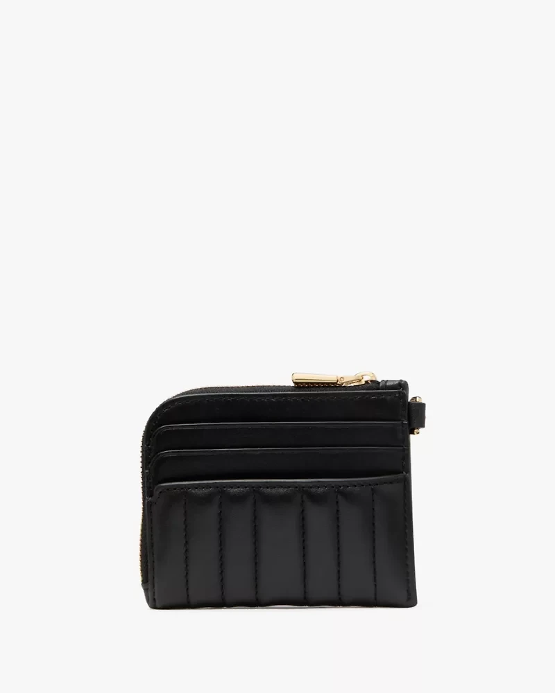 Deco Quilted Card Case Wristlet
