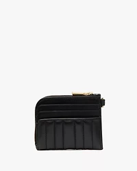 Deco Quilted Card Case Wristlet