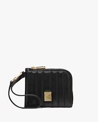 Deco Quilted Card Case Wristlet