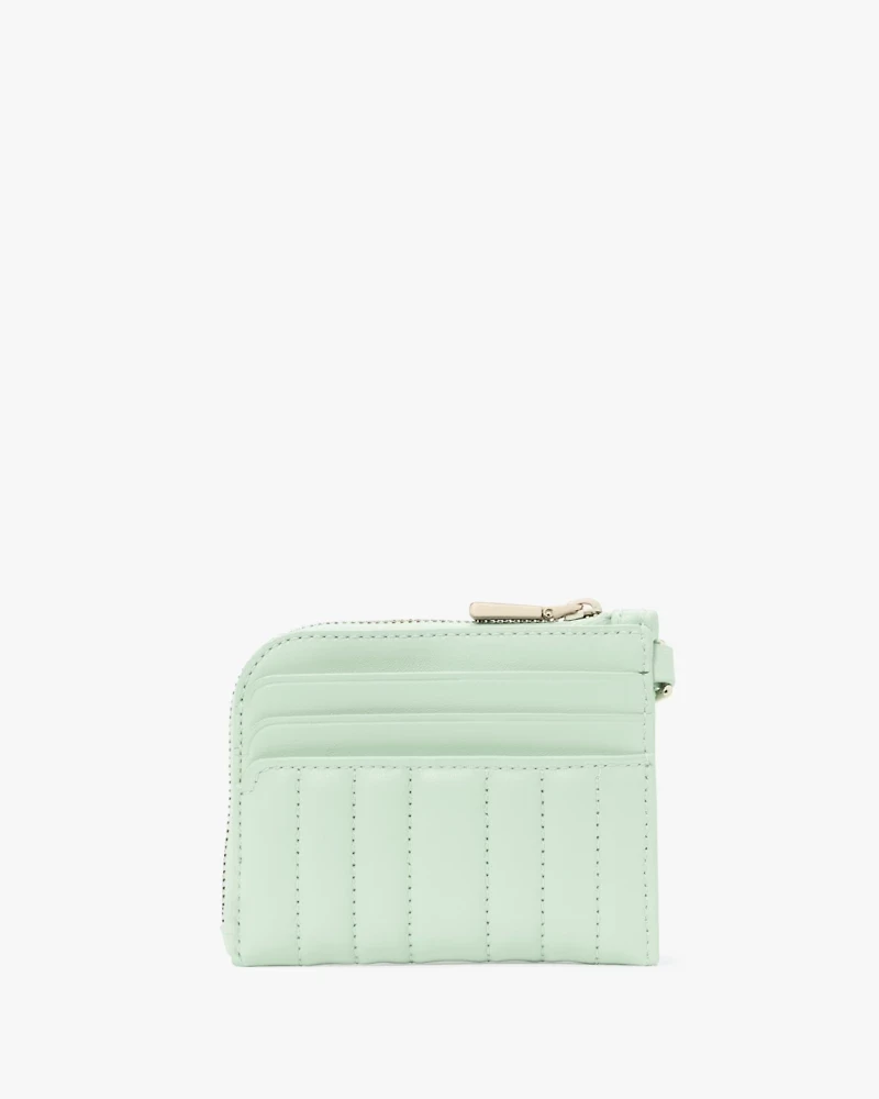 Deco Quilted Card Case Wristlet