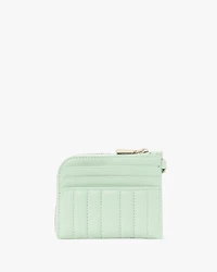 Deco Quilted Card Case Wristlet