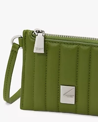 Deco Quilted Card Case Wristlet