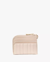 Deco Quilted Card Case Wristlet