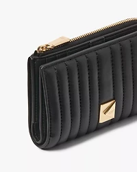 Deco Quilted Compact Wallet