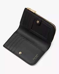 Deco Quilted Compact Wallet