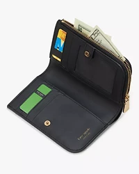 Deco Quilted Compact Wallet