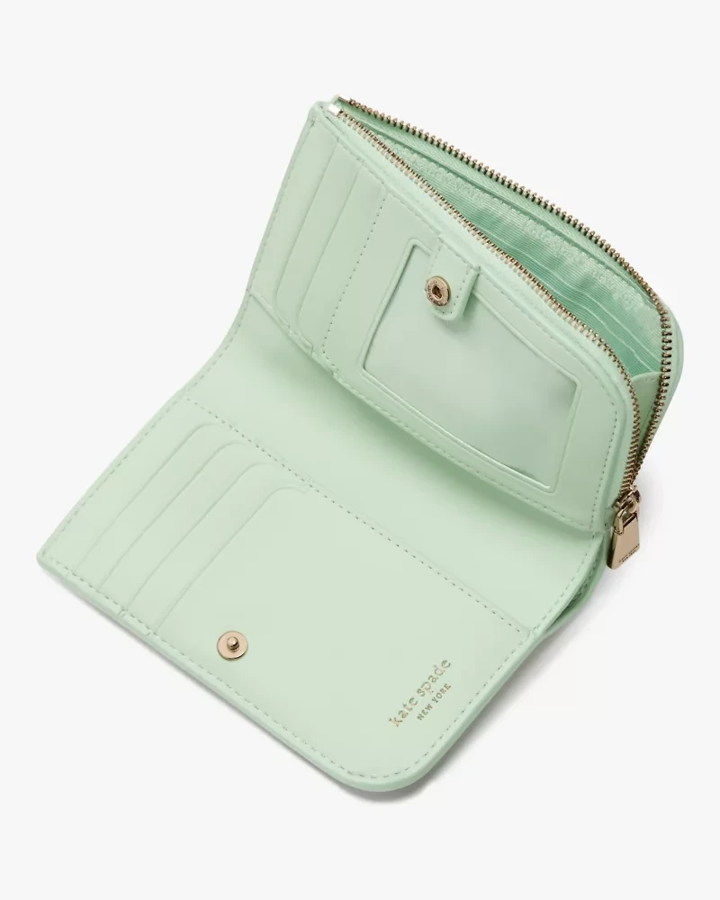 Deco Quilted Compact Wallet