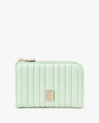 Deco Quilted Compact Wallet
