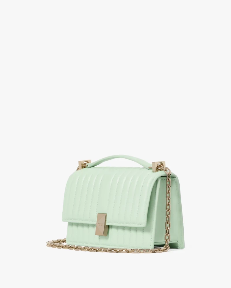 Deco Quilted Mini Flap Chain Crossbody