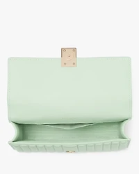 Deco Quilted Mini Flap Chain Crossbody