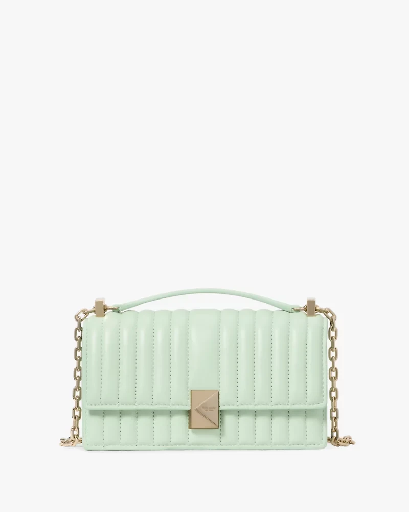 Deco Quilted Mini Flap Chain Crossbody