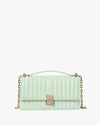 Deco Quilted Mini Flap Chain Crossbody