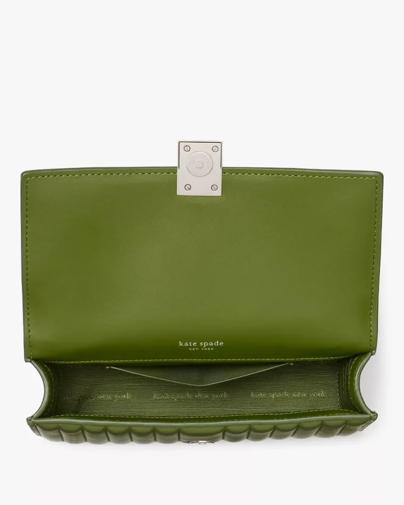 Deco Quilted Mini Flap Chain Crossbody