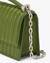 Deco Quilted Mini Flap Chain Crossbody