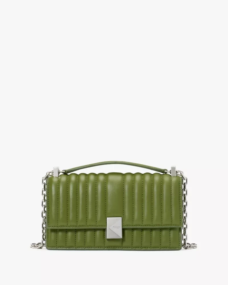 Deco Quilted Mini Flap Chain Crossbody