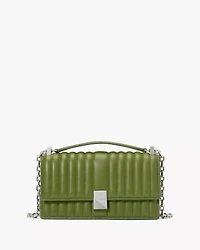 Deco Quilted Mini Flap Chain Crossbody