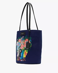 On Purpose Bouquet Canvas Large Tote
