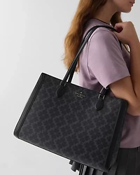 Signature Spade Flower East West Large Laptop Tote